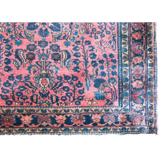 Traditional Early 20th Century Persian Sarouk Rug For Sale - Image 3 of 12