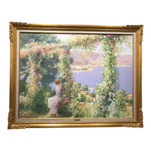 "The Cote D' Azure", Louis Fabien C. 1985 Oil on Canvas