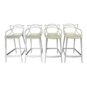 2000s Kartell Philippe Starck Bar Stools - Set of 4