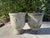 Ceramic Vintage Volcanic Glaze Terracotta Garden Planters, Pair For Sale - Image 7 of 12