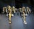 Neoclassical 1920s Neoclassical Four Light Gilt Bronze Sconces - a Pair For Sale - Image 3 of 9