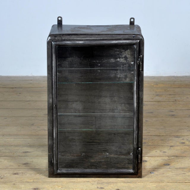 Iron Medicine Cabinet, 1930s For Sale - Image 9 of 14