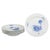 1960s Curved Porcelain Blue Flower Salad Plates from Royal Copenhagen, 1960s, Set of 5 For Sale - Image 5 of 5