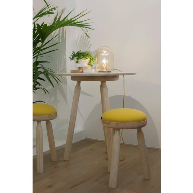 Ninna Round Table in Ash with Marble Top by Carlo Contin for Adentro For Sale - Image 9 of 11