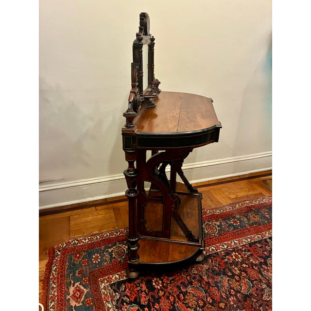 Late 19th Century Victorian Eastlake Console Dressing Table For Sale - Image 12 of 18
