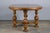 Brown Country French Provincial Oval Farmhouse Maple Trestle Dining Table For Sale - Image 8 of 12