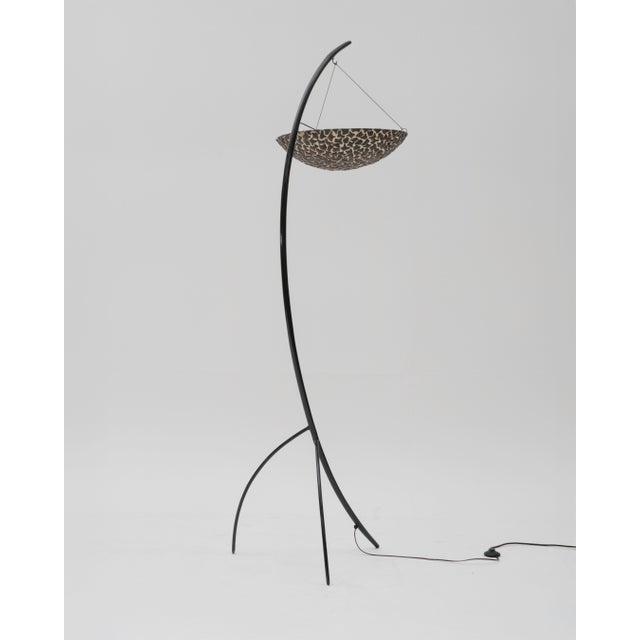 Black Tribal Floor Lamp, 2000s For Sale - Image 8 of 9