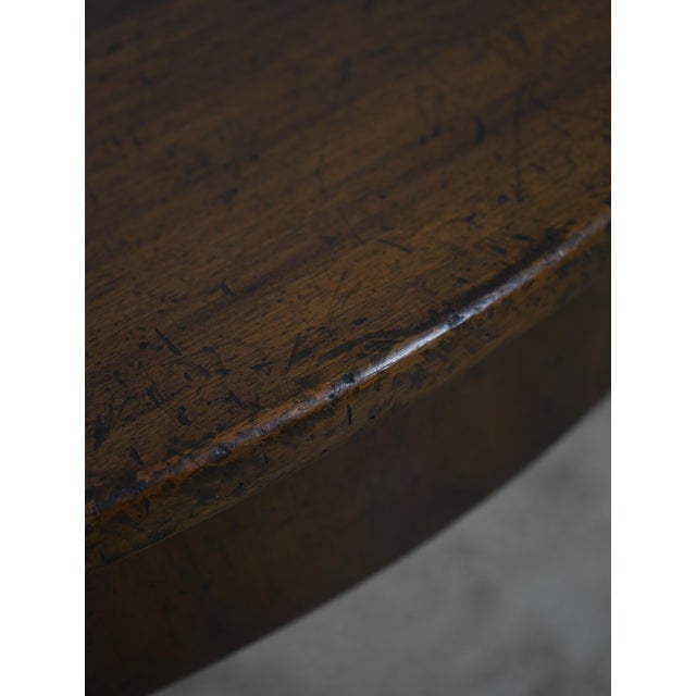 Kittinger Colonial Williamsburg Cw-34 Mahogany Demilune Table For Sale In Philadelphia - Image 6 of 13
