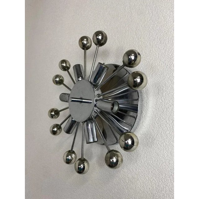 Space Age Sputnik Wall Lamp, 1960s For Sale - Image 4 of 7