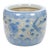 Asian Blue and White Porcelain Planter or Fish Bowl, Late 20th Century For Sale