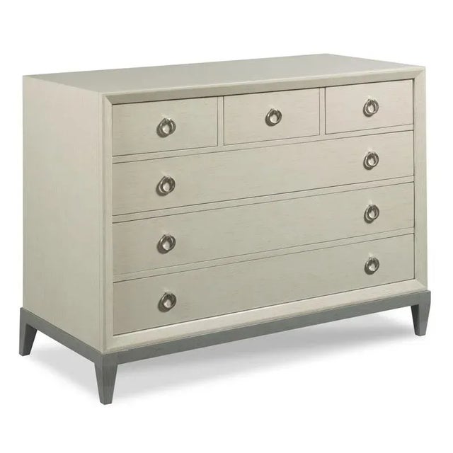 Transitional Payson Chest in Light Gray For Sale - Image 3 of 3