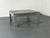 Mid-Century Modernist Minimal Aluminum and Glass Coffee Table, 1970s For Sale - Image 6 of 7