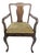 Office Armchair in Oak Wood For Sale
