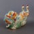 Vintage Multicolored Ceramic Sculpture of Peacocks, Italy, 1970s For Sale - Image 6 of 18