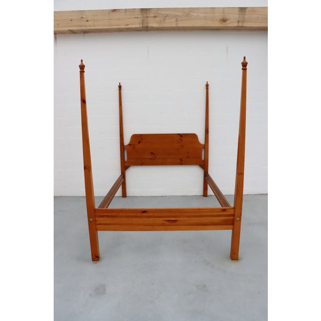 Drexel Attributed Pine Poster BedQueen Chairish