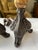 1980s Vintage Pair of Ornate Table Lamps With Polished Natural Stone Spheres, Dark Bronze & Brass Finish, Traditional European Style For Sale - Image 5 of 10