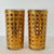 1960s 1960s MCM Culver Canella Highball Glasses, 22k Gold Overlay Cane Design - Set of 2 For Sale - Image 5 of 7