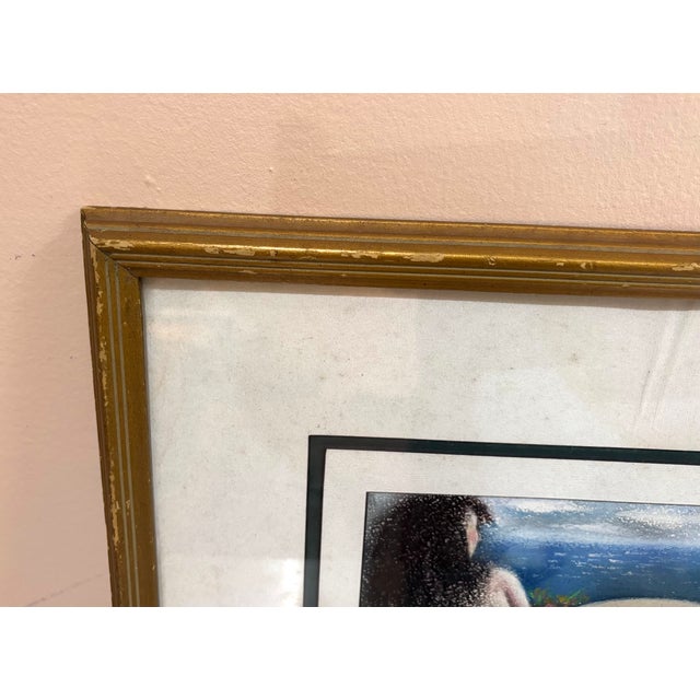 1997 Nude Woman Lounging Painting For Sale - Image 6 of 6