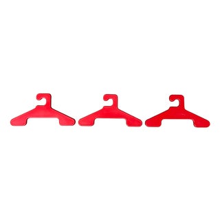Mid-Century Modern German Red Space Age Coat Hanger, 1960s, Set of 3 For Sale