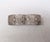 Silver Vintage Art Deco Signed Napier Silvertone Filigree Cuff Bracelet For Sale - Image 8 of 13