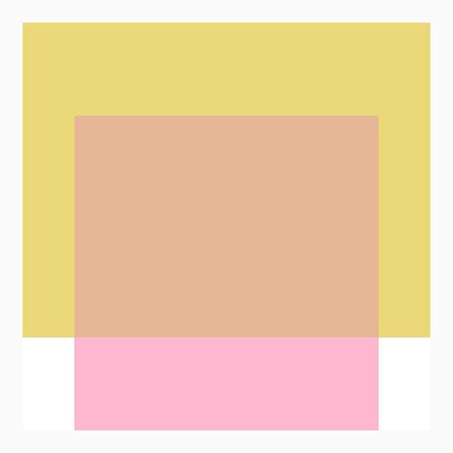 The Interaction of Celery Green and Light Pink Fine Art Print 25" X 30" by Liz Roache For Sale - Image 4 of 7