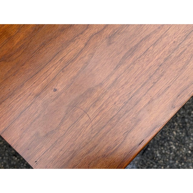 Wood Vintage Mid-Century Modern Walnut Credenza / Dresser For Sale - Image 7 of 12