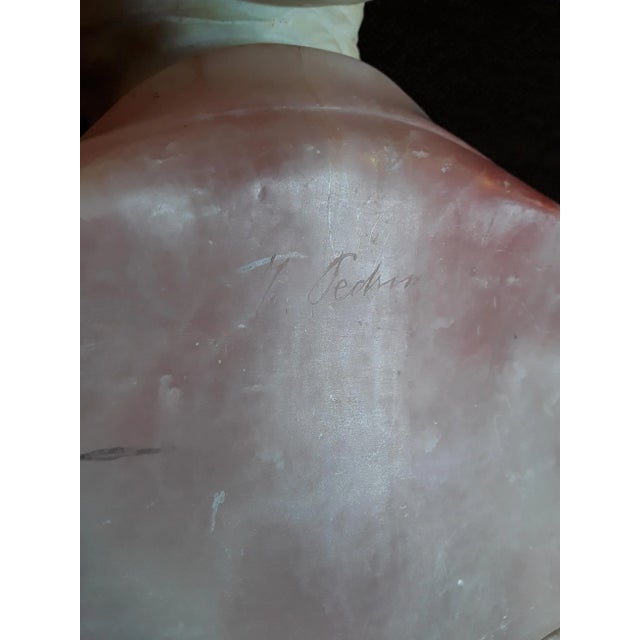 Antique Bust by Dedina For Sale - Image 6 of 9