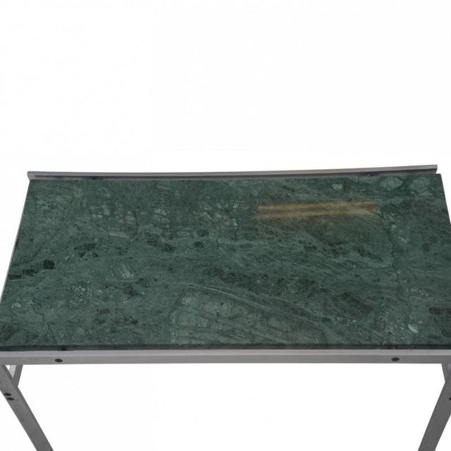 Side Table in Green Marble from Fabricius and Kastholm, 1960s For Sale - Image 13 of 16