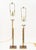 American Ralph Lauren Adjustable Brass Table Lamps, Pair For Sale - Image 3 of 9