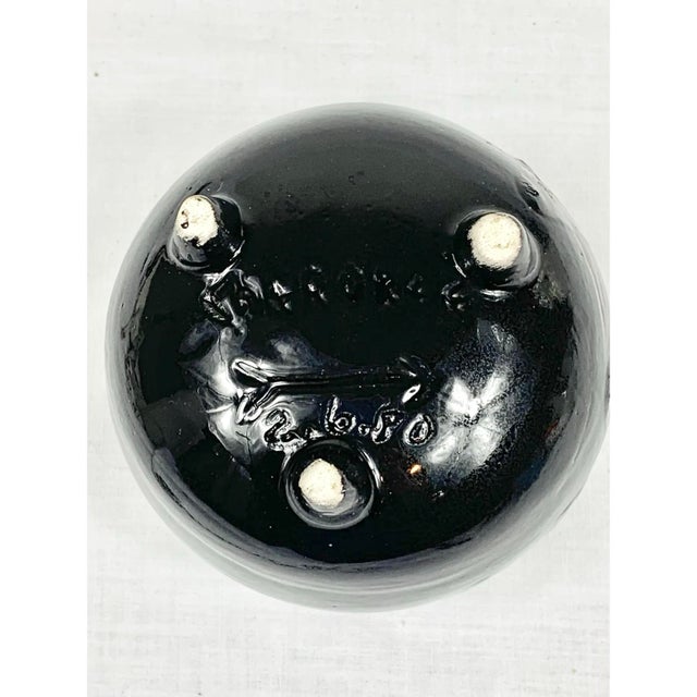 Mid 20th Century Vintage 1980s Cherokee Pottery Cauldron Bowl With Red Drip Glaze For Sale - Image 5 of 6
