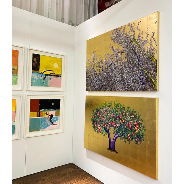 Contemporary Anastasia Gklava, Fertility, Oil and Gold Leaf Painting, 2024 For Sale - Image 3 of 5