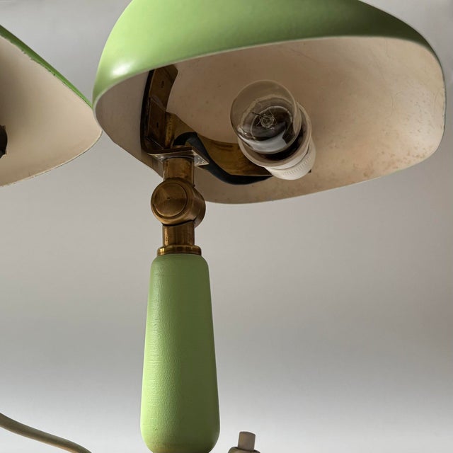Modernist Model 31866 Table Lamps by Bertil Brisborg for Nordiska Kompaniet, Sweden, 1940s, Set of 2 For Sale - Image 10 of 15