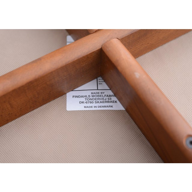 Vintage Danish Modern Findahls Mobelfabrik Teak Counter Stools - A Pair For Sale - Image 15 of 15