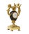 This Empire clock immediately commands attention: it is not the usual mantel clock, but an object that captivates the eye...