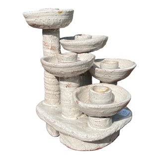 1970’s Sandpiper Grove 5 Light Candlebra Signed by Artist Mary Grabill For Sale