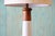 Gordon & Jane Martz 1960s Jane and Gordon Martz Table Lamp M165 Marshall Studios Matte White Tan Incising Walnut For Sale - Image 4 of 9