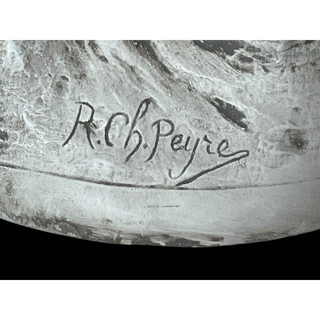 Early 20th Century Raphael Charles Peyre (1872-1949) Figural Sculpture Titled 'Bataille De Fleurs' For Sale - Image 18 of 18