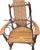 Late 20th Century Handcrafted Rustic Hickory Twig Rocking Chair With Matching Footstool Adirondack Lodge Style For Sale - Image 12 of 18