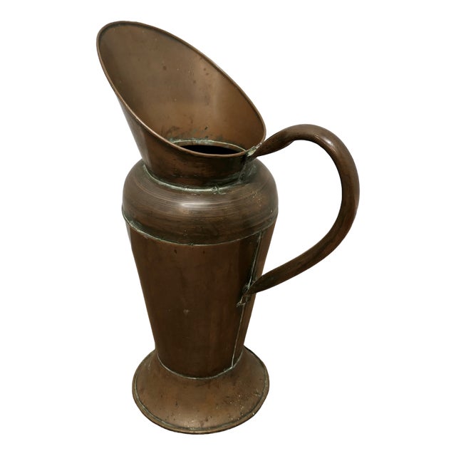 Handmade Copper Jug, 1890s For Sale