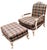 Experience Timeless Comfort With the Highland House French Country Bergère Chair and Ottoman Set. 1970s For Sale - Image 11 of 12