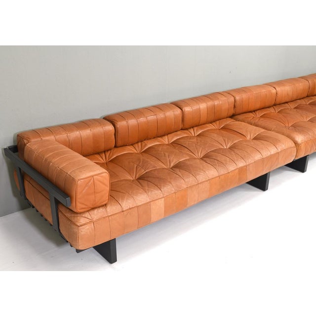 DS80 Daybed Sofas in Cognac Tan Leather from De Sede, Switzerland, 1970s, Set of 2 For Sale - Image 10 of 18