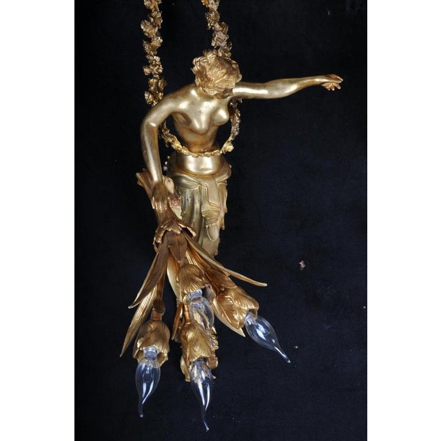 French Sconces in Gilt Bronze, Set of 2 For Sale - Image 5 of 18