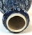 Asian Pair of Late Qing Blue & White Porcelain Garlic-Neck Vases, Lion Mask Handles For Sale - Image 3 of 14