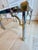 Maison Jansen Pair of 1970s Maison Jansen / Mastercraft Style Chrome and Brass Side Tables With Beveled Glass For Sale - Image 4 of 10