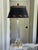 Mid 20th Century Dorothy Draper Style Bouillotte Lamp With Tole Shade For Sale - Image 9 of 14