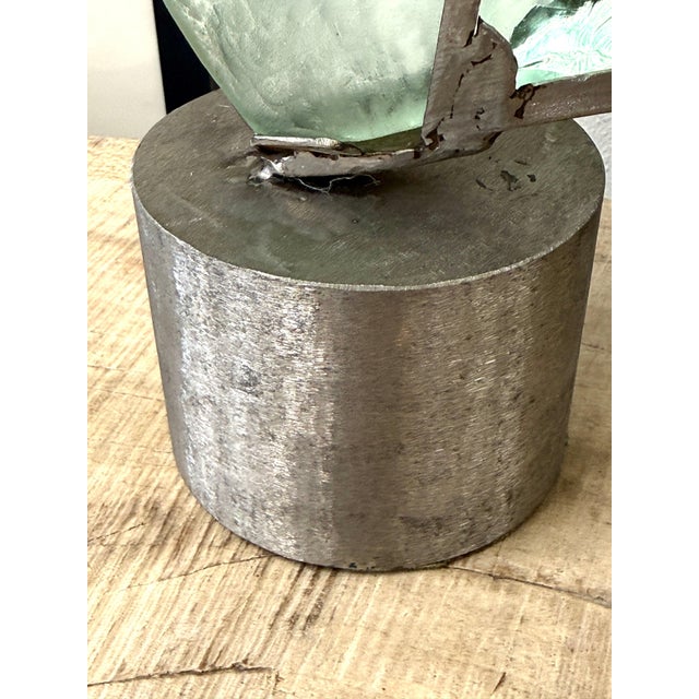 Green Late 20th Century Suzanne Regan Pascal Slag Glass Sculpture For Sale - Image 8 of 14