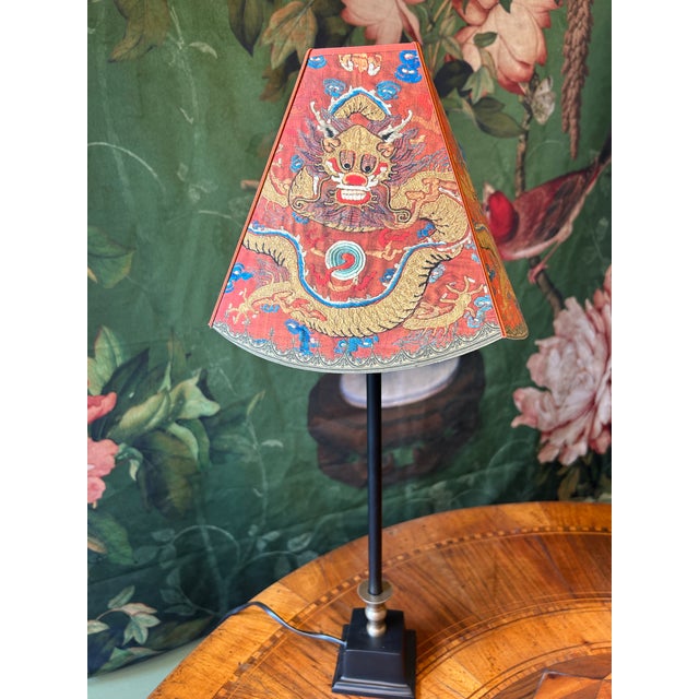 Dragon Lampshade Lamp, in New conditions. Designed from 2000 Labeled by Maker, European Plug (up to 250V).