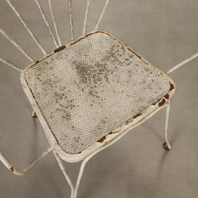 Lacquered Iron Garden Chairs For Sale - Image 9 of 11