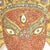 1970s Vintage Ganesh Wall Hanging Mask Brass Filigree and Inlay Nepal For Sale - Image 5 of 12