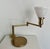 1950s Walter Von Nessen Brushed Brass Swing Arm Bedside/Table Lamp For Sale - Image 10 of 12